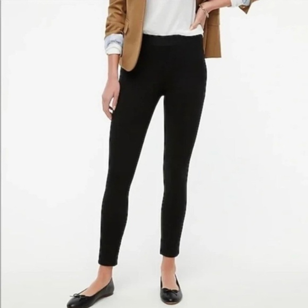 J. Crew Mercantile pull on black skinny ankle pants size 2